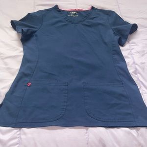 Size medium navy scrub top